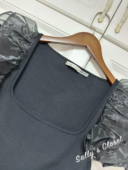 ❣️人気新作 ♡Alice+Olivia オーガンジーカットソー 新品♡　466