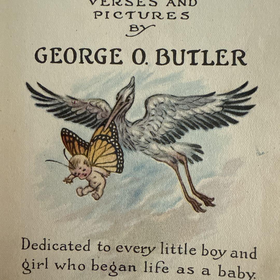 超レアなアンティーク絵本1917年　洋書ヴィクトリアン絵本ジャンクジャーナル妖精