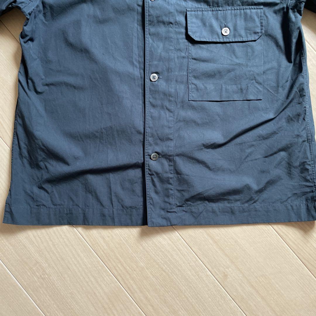 リネン混】美品MARGARET HOWELLマーガレットハウエル 半袖シャツ