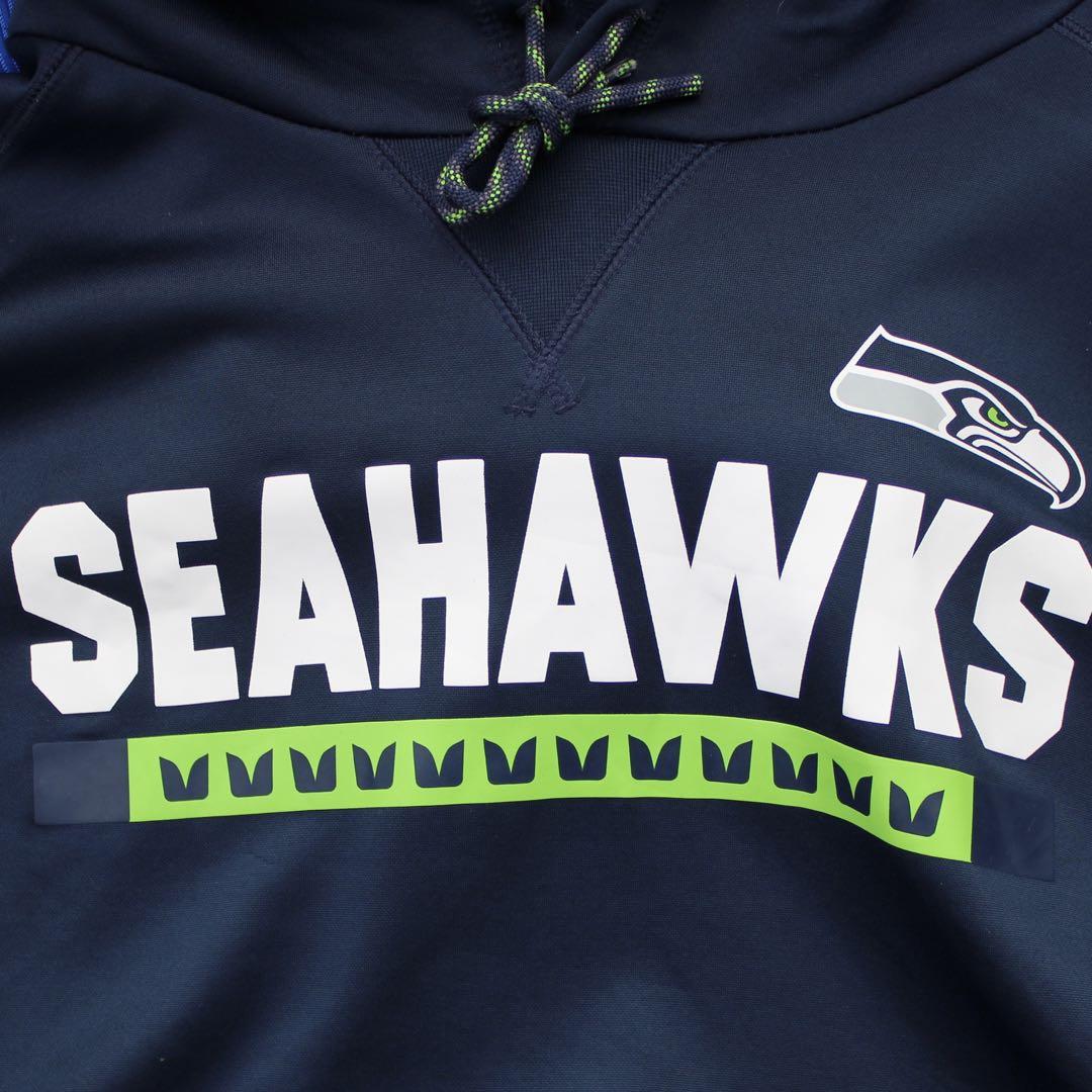 NIKE × NFL SEATTLE SEAHAWKS XLサイズ 古着パーカー