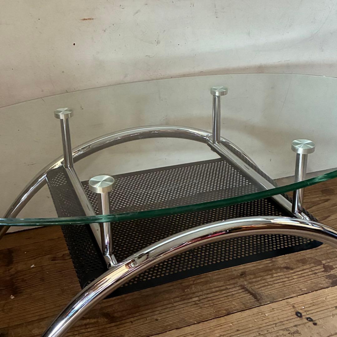 ガラスセンターテーブル傷や汚れあり