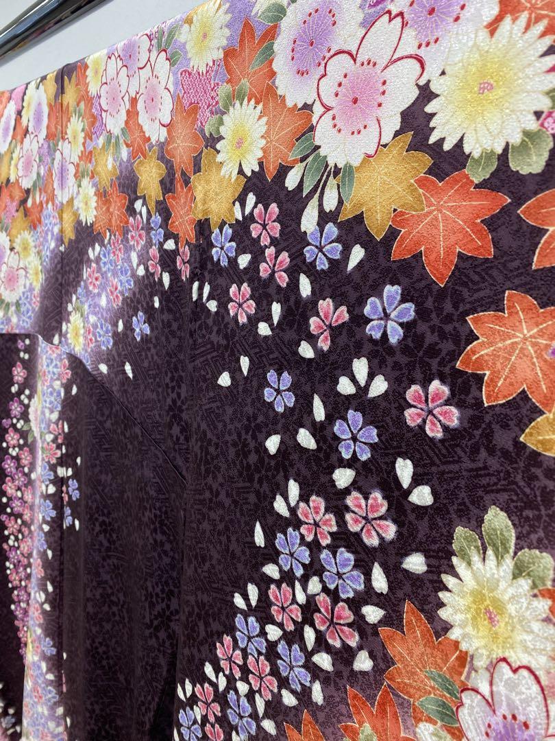 振袖 豪華 ラメ刺繍 紋意匠 身丈164cm - メルカリ