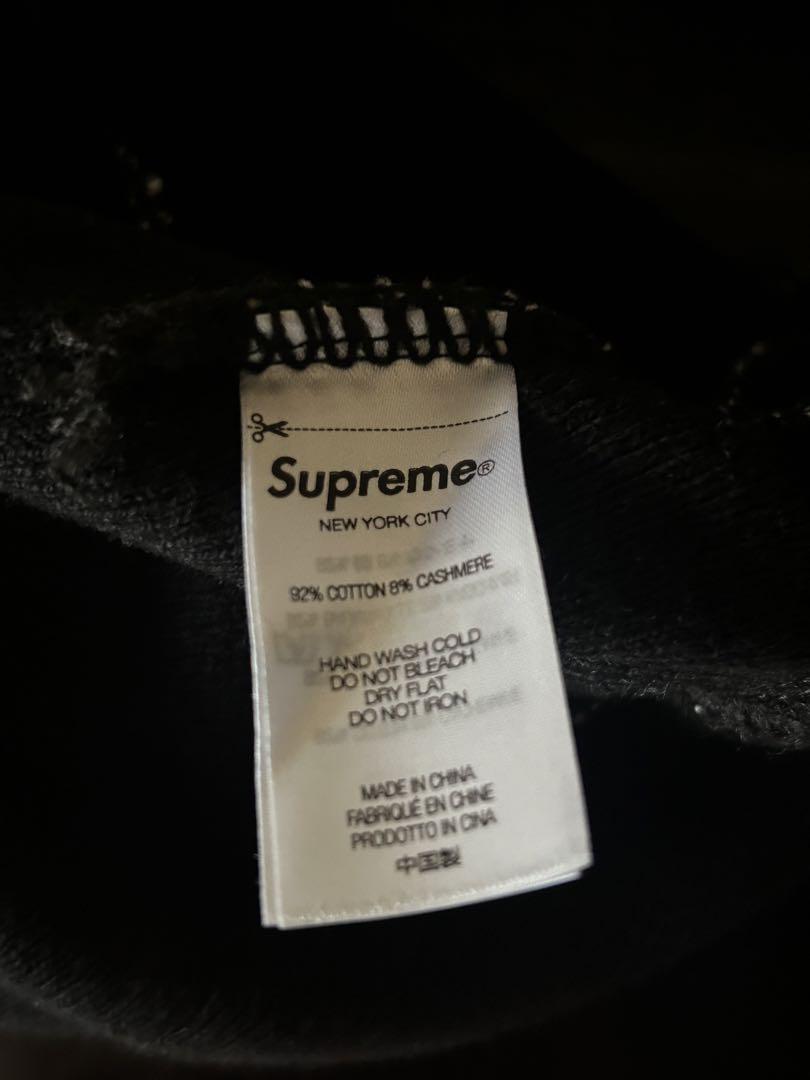 Supreme シュプリーム ビーニー ビックロゴ 黒 16AW