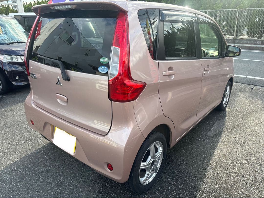 ⭕️H29三菱ekワゴンM 4WD検令和8/1/15 11.8万kmナビ、Bカメラ