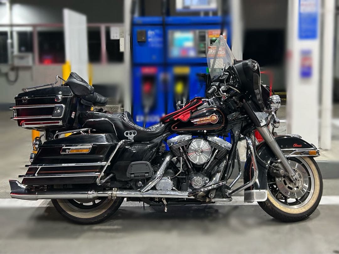 【エボ・キャブ】FLHTC1340 ハーレーダビッドソン　バックギア付き