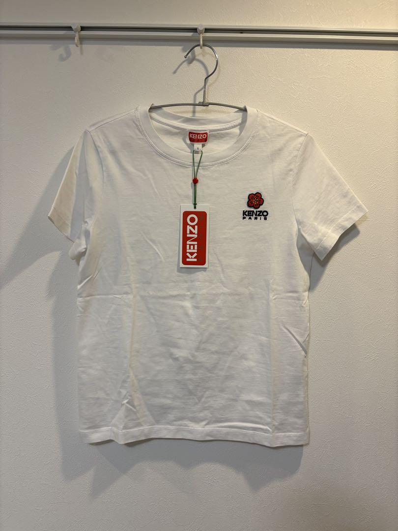 KENZO ホワイト Tシャツ Sサイズ　bokeフラワー