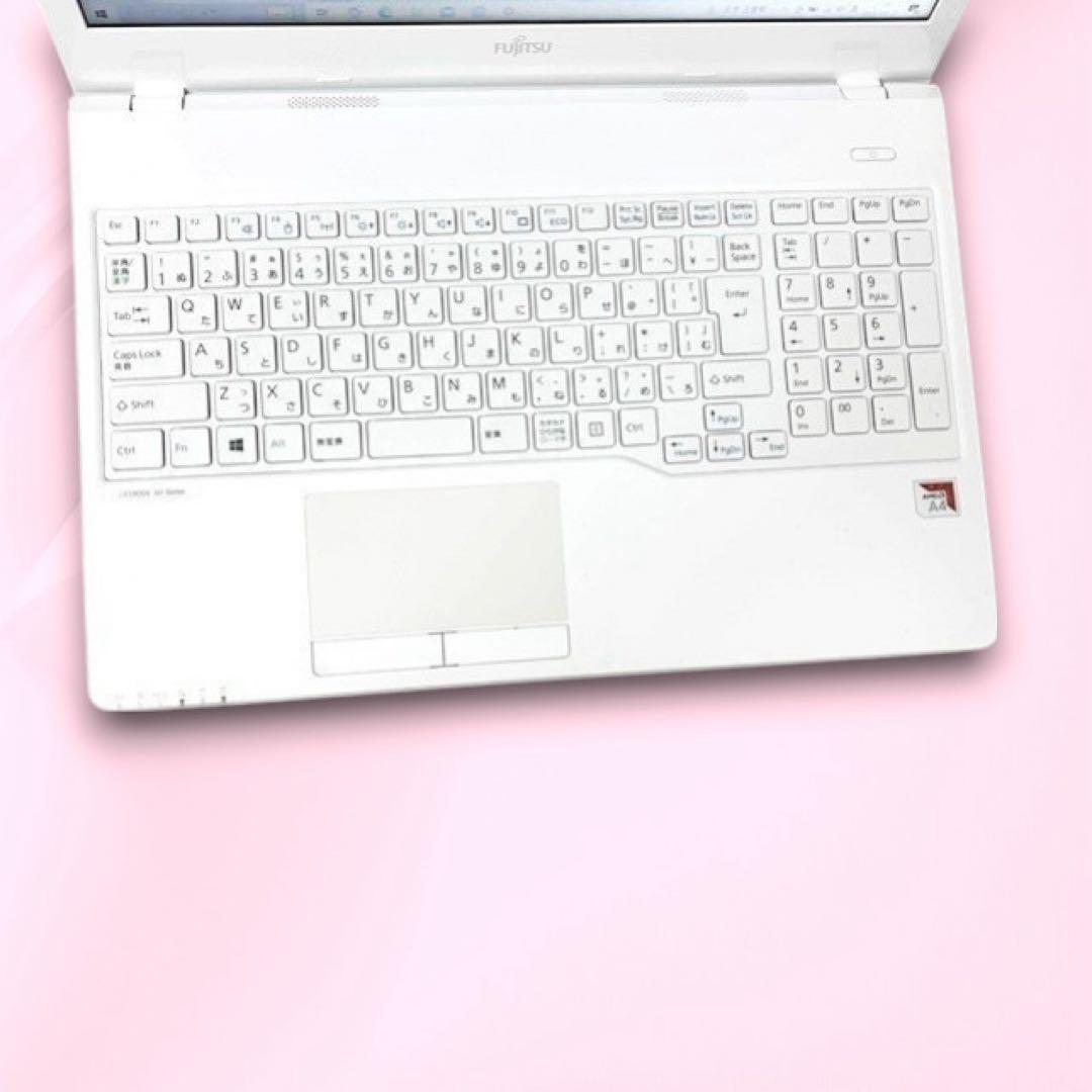 e92 美品⭐ 富士通 サクサク SSD ノートパソコン エクセルワード 学習