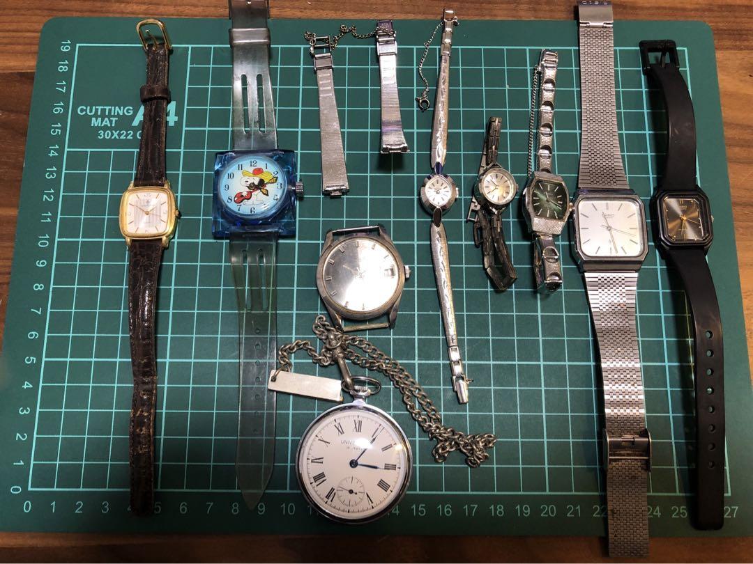 腕時計　懐中時計　ジャンク　中古　アンティーク　レトロ　セイコー　カシオ　まとめ