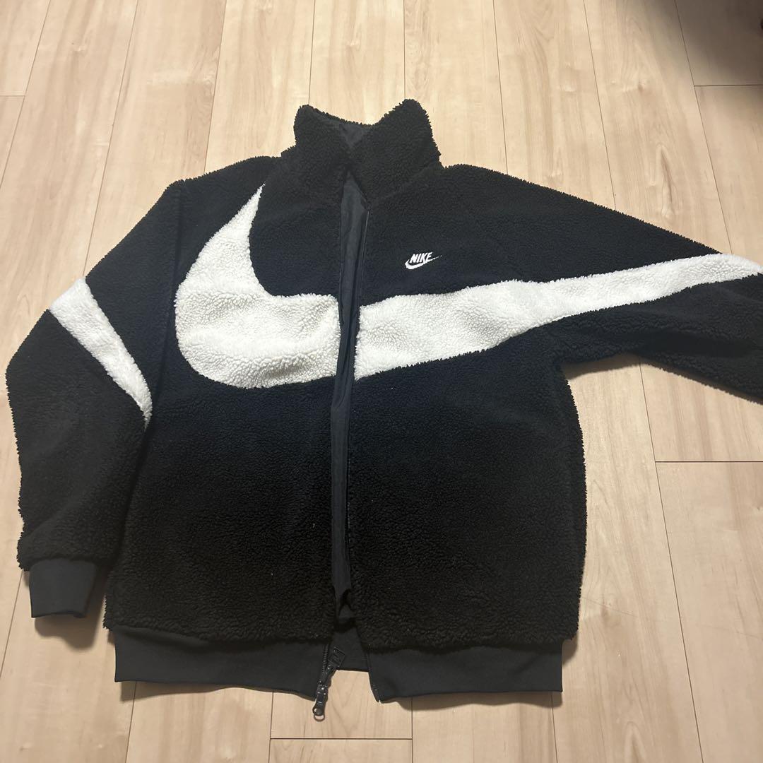 Nike フリースジャケット ブラック/ホワイト