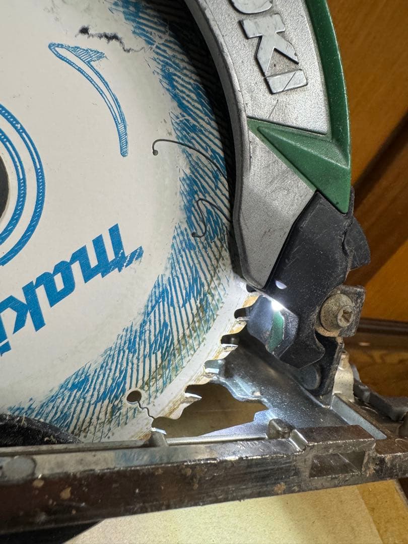 ハイコーキ C3606DA 165㎜ 36V 充電式丸のこ 中古 動作品　緑