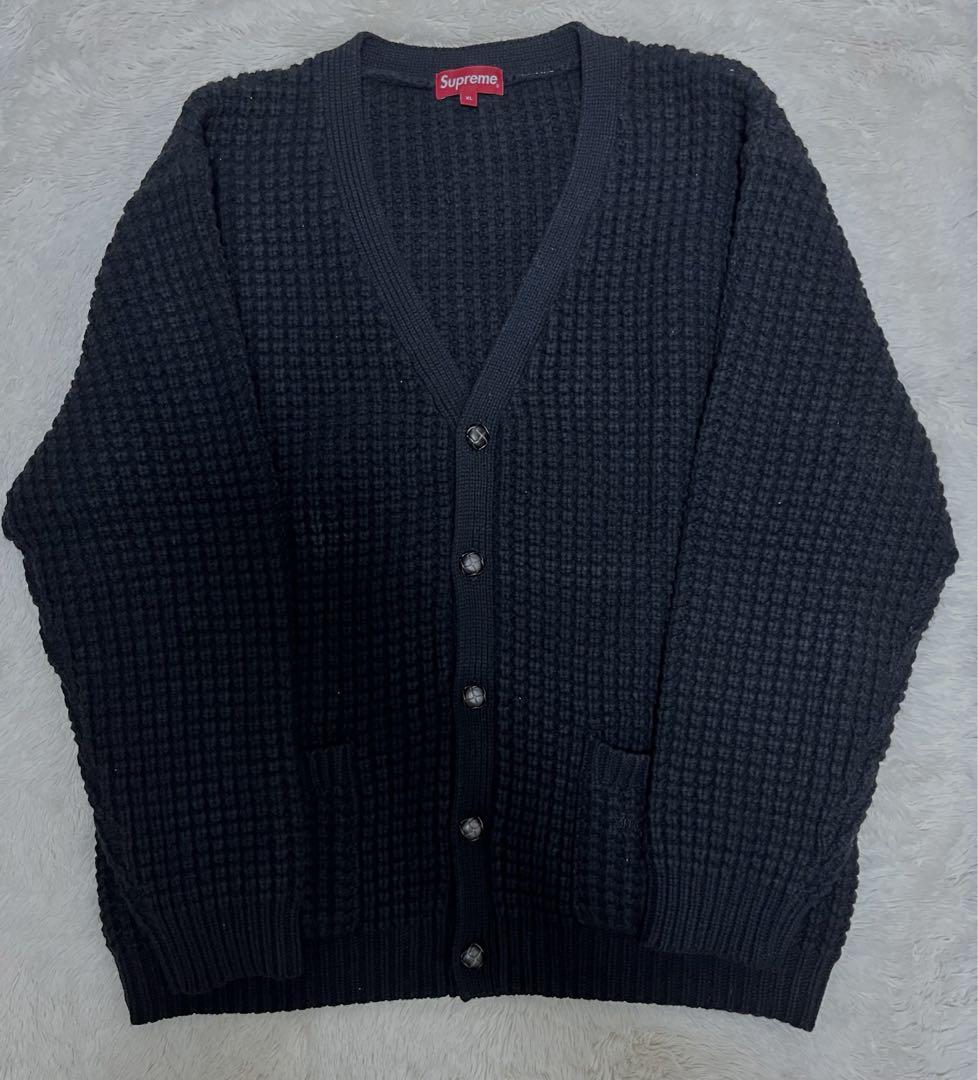 トップス 21 AW Supreme Waffle Knit Cardigan XL