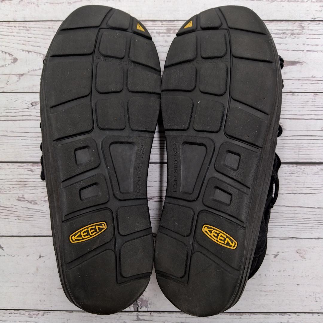 良品　KEEN　キーン　27　UNEEK　ユニーク　サンダル　黒　メンズ