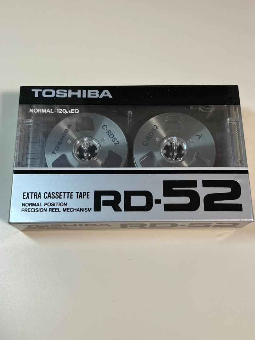 【新品未開封】東芝 カセットテープ RD-52 ノーマルポジション　昭和レトロ