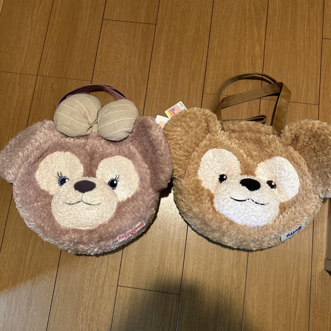 【公式廃盤品/美品】ダッフィー　シェリーメイ　キャップセット ダッフィ & シェリーメイ フェイスバック セット売り 廃盤品