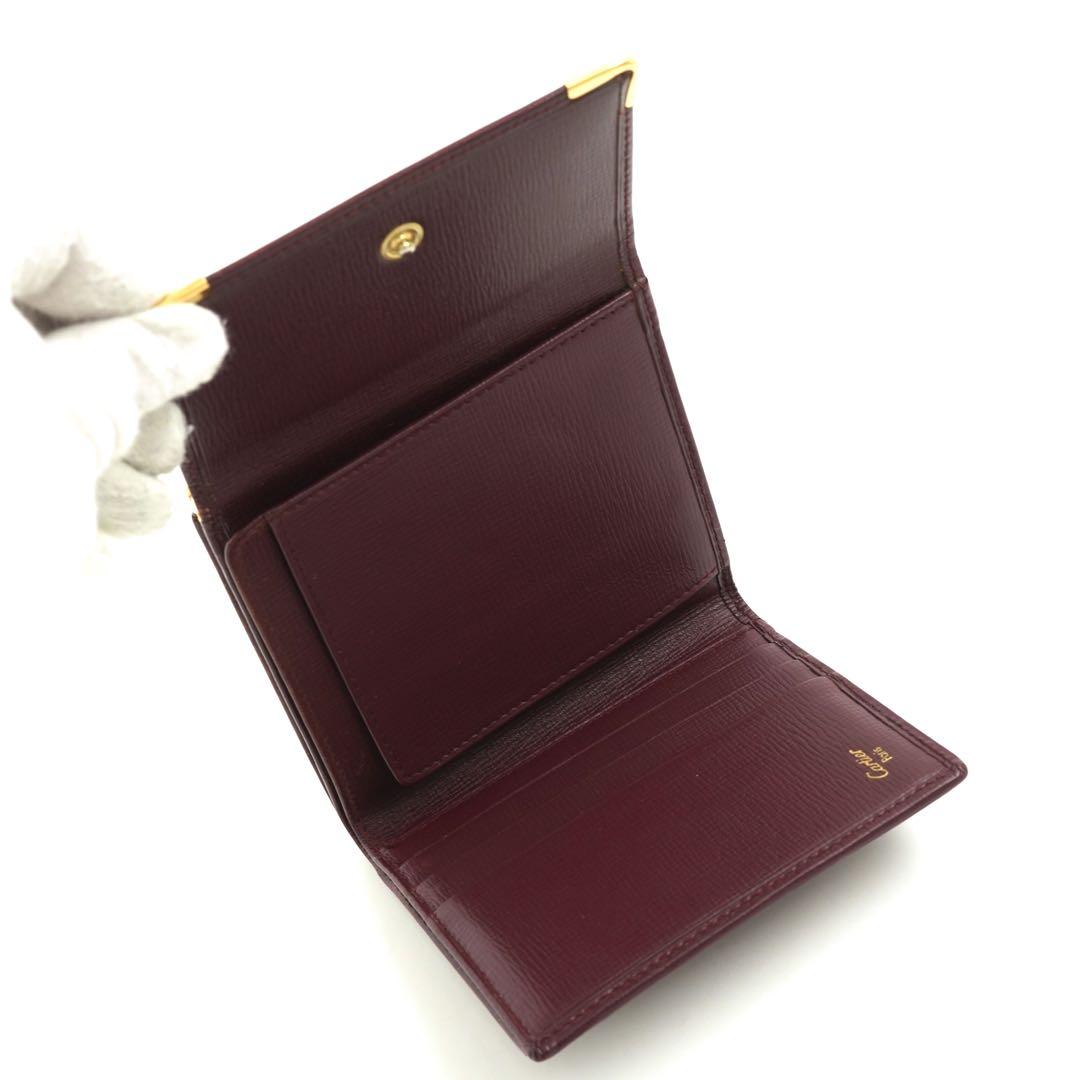 ✨未使用に近い✨　Cartier ミニ財布　マストライン　がま口　マルチェロ