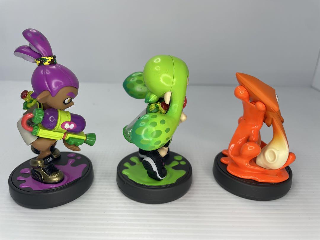Nintendo Switch - 限定色　ライムグリーン　ガール　オレンジ　イカ　パープル　ボーイ amiibo ガールライムグリーン イカオレンジ ボーイパープル