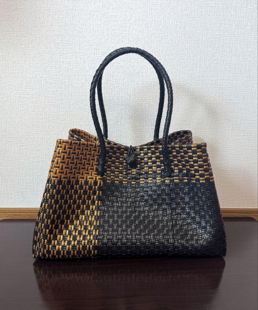 プラカゴ　メルカド　大容量　トートバッグ　ハンドメイド　パサール 1072 プラカゴ パサールバッグ 大容量 トートバッグ かごバッグ