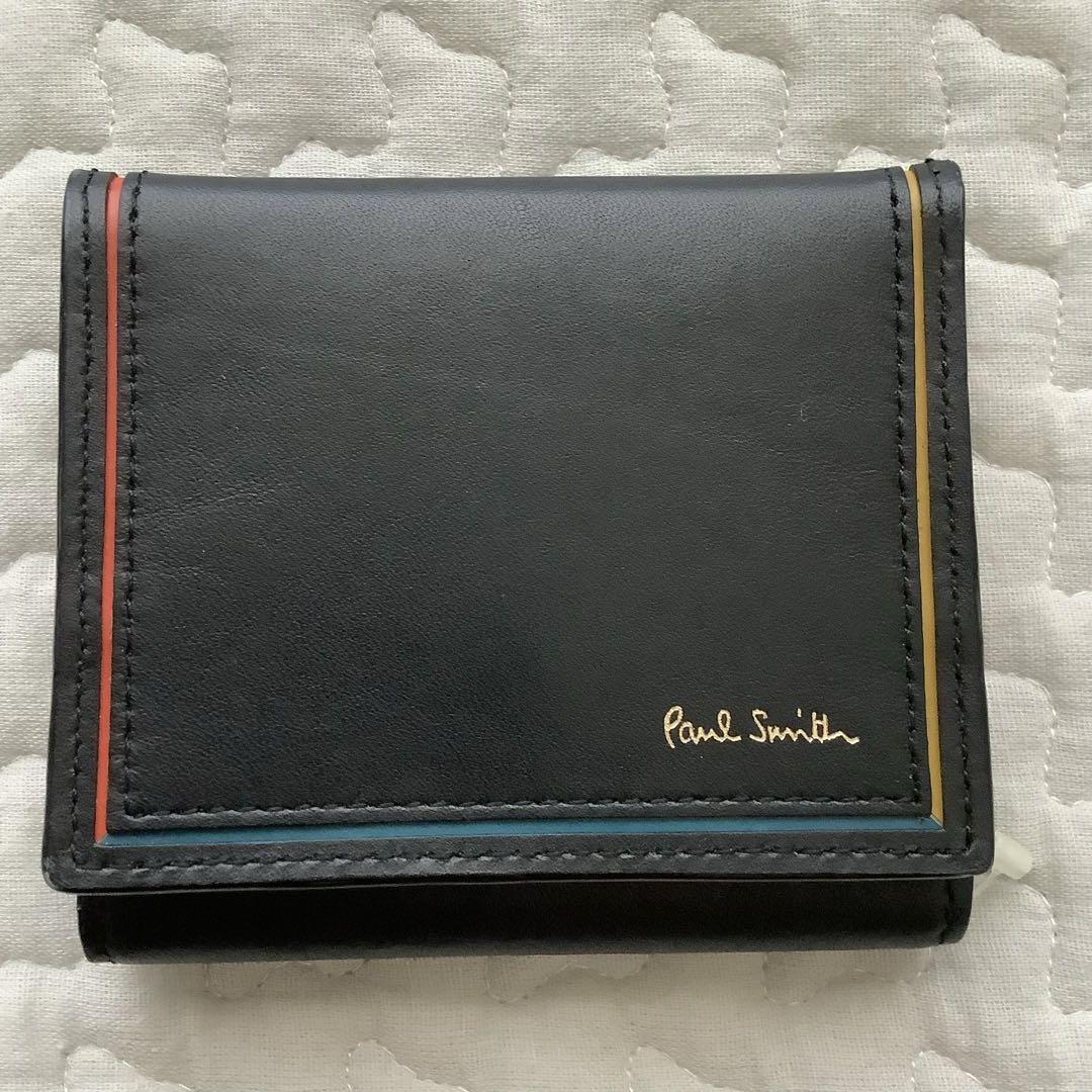PaulSmith ポールスミス ミニ財布 BPS074 BOX小銭入 二折財布