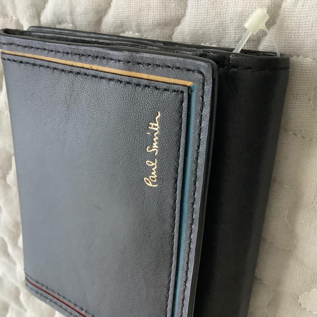 PaulSmith ポールスミス ミニ財布 BPS074 BOX小銭入 二折財布