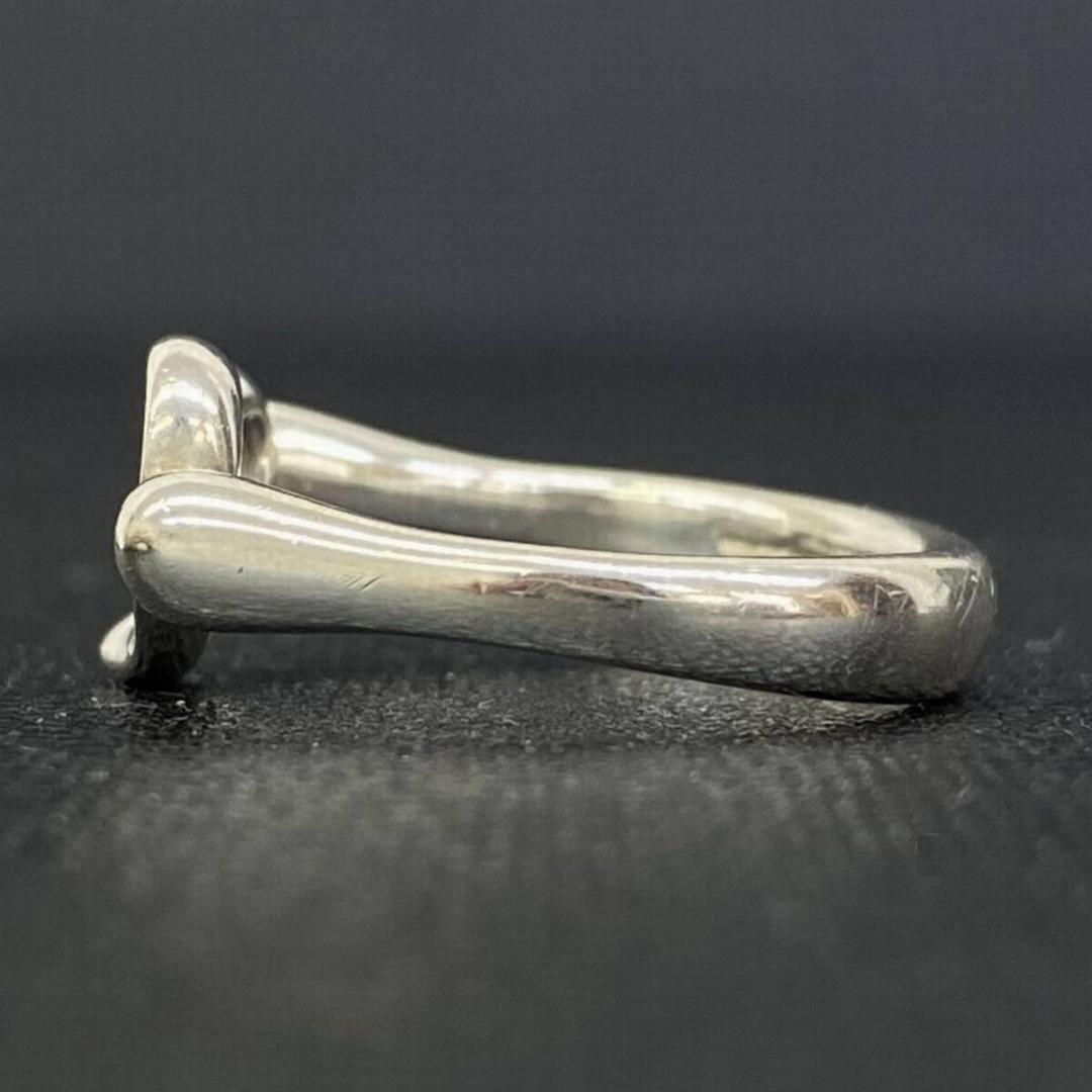 TIFFANY&Co オールド シルバー 925 オープンハートリング 10号