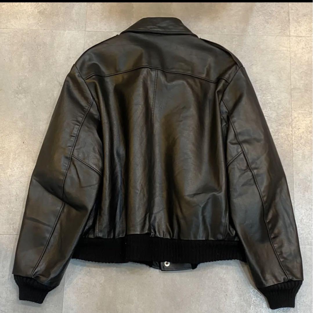 ジャケット・アウター OKAMOTON A-2 TYPE LEATHER JACKER USA + +