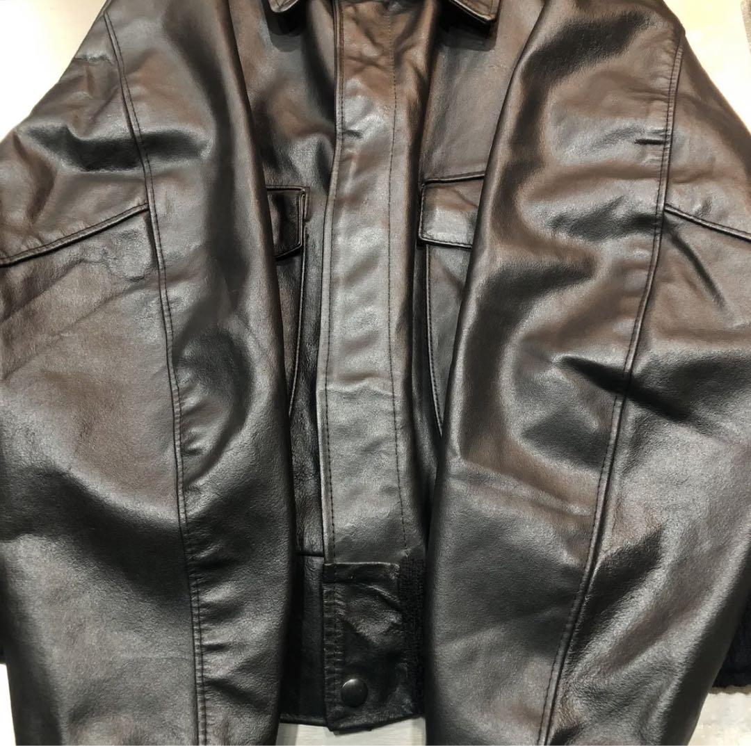 ジャケット・アウター OKAMOTON A-2 TYPE LEATHER JACKER USA + +