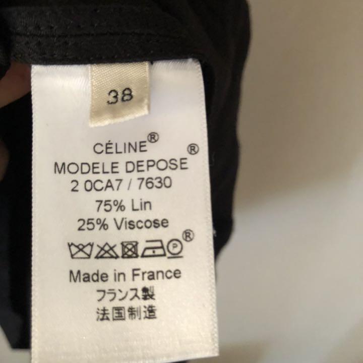 きます➂ 2回着用 セリーヌ パフスリーブ ブラウス m9TdB-m72708999689 超美品 フィービー CÉLINE ∾カテゴリー