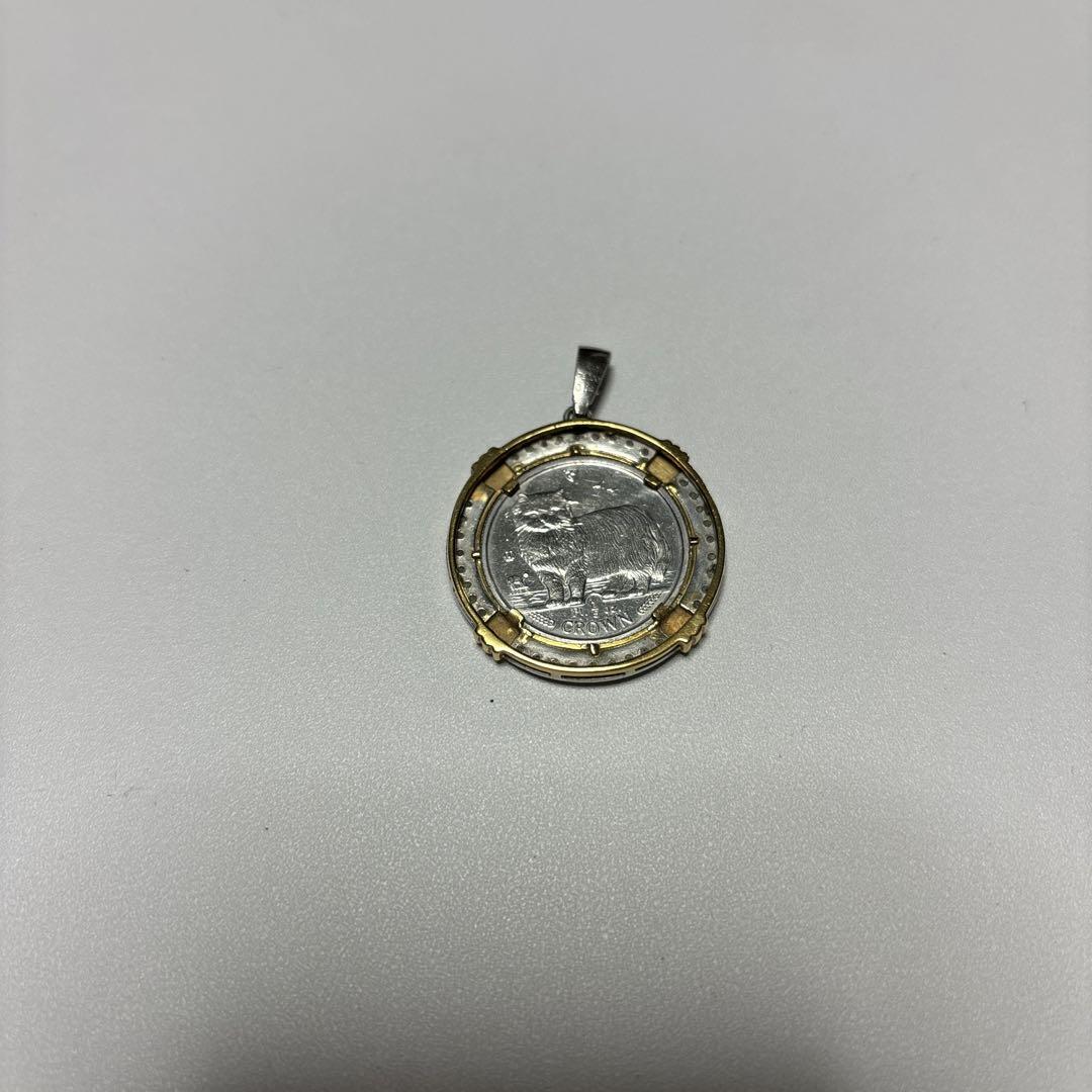 プラチナコイン Pt1000 ペンダントトップ ダイヤモンド ネックレス