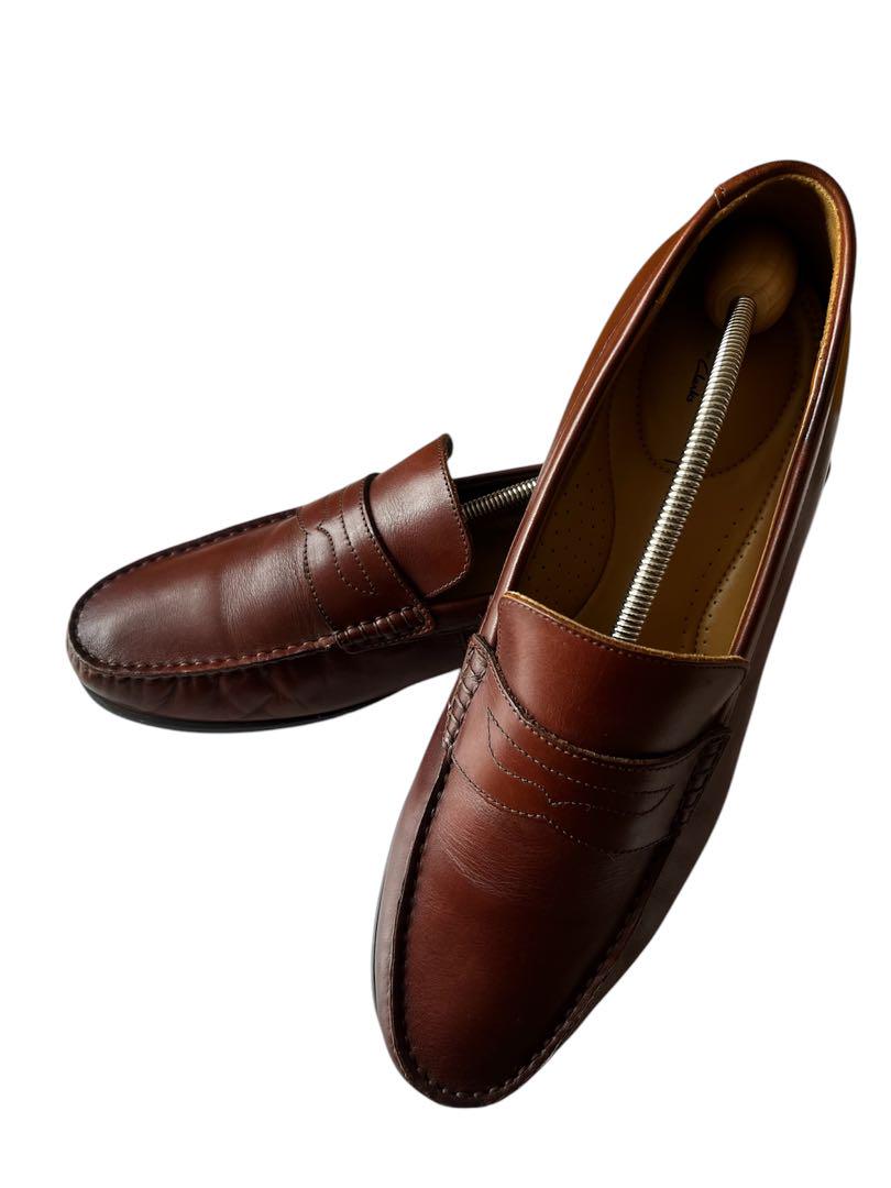 clarks ローファー UK9 ブラウン clarks ローファー UK9 ブラウン - メルカリ