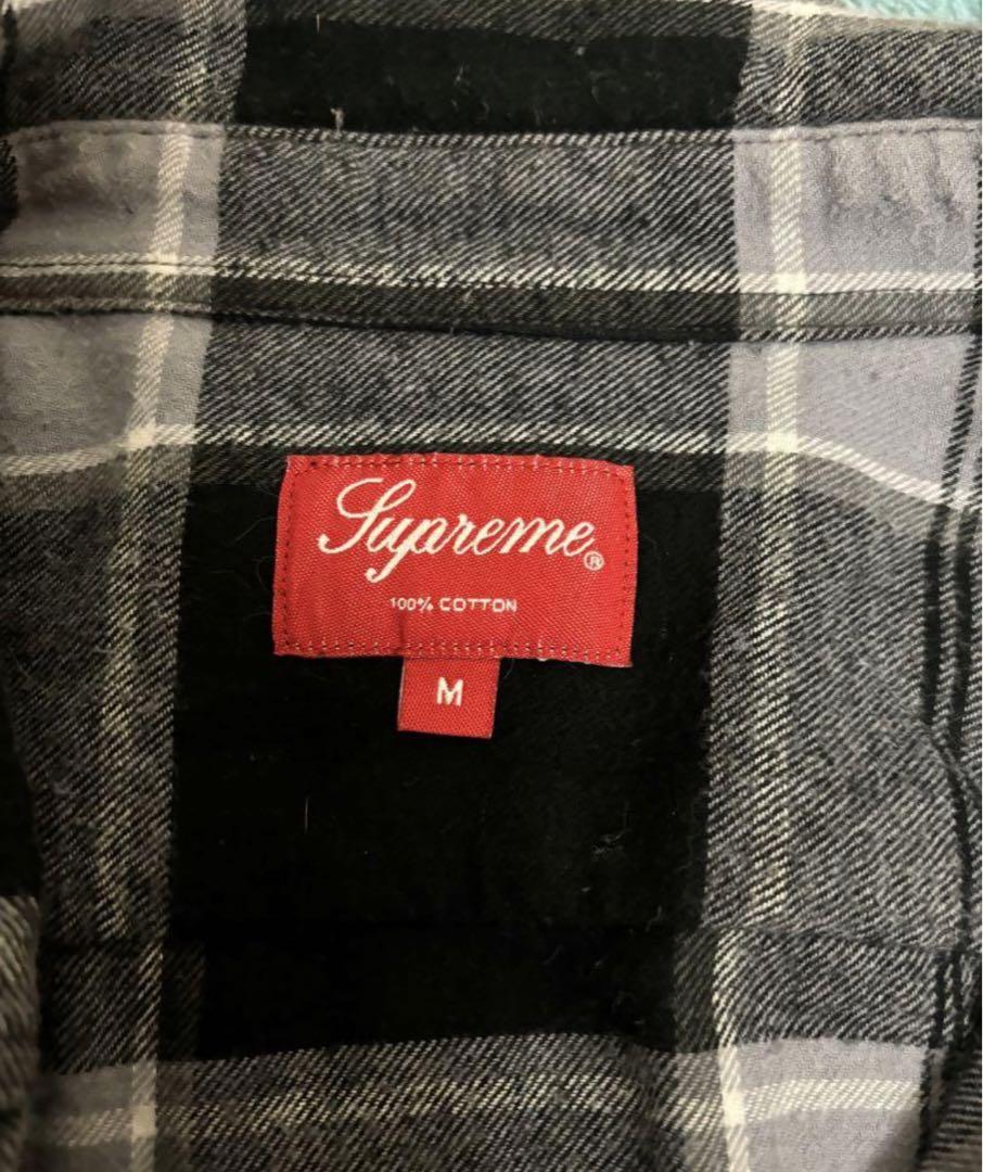 【人気モデル】Supreme チェック柄ネルシャツ Mサイズ