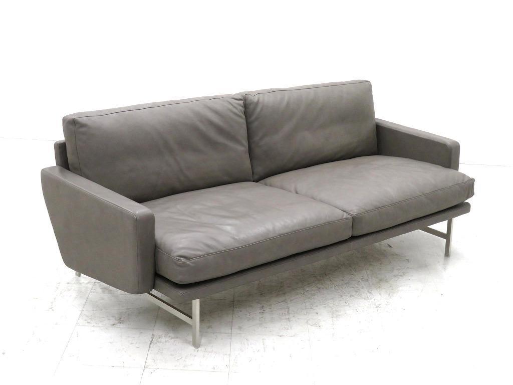 展示品　フリッツハンセン　総本革　レザー　リッソーニソファ　3人掛けソファ