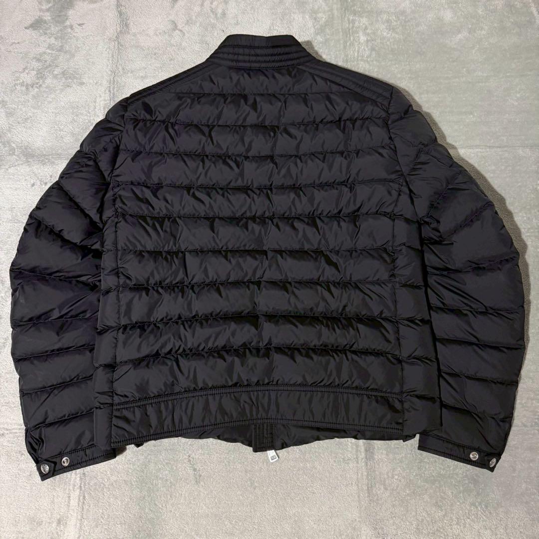 MONCLER AMIOT ライダース ダウンジャケット ブラック サイズ5