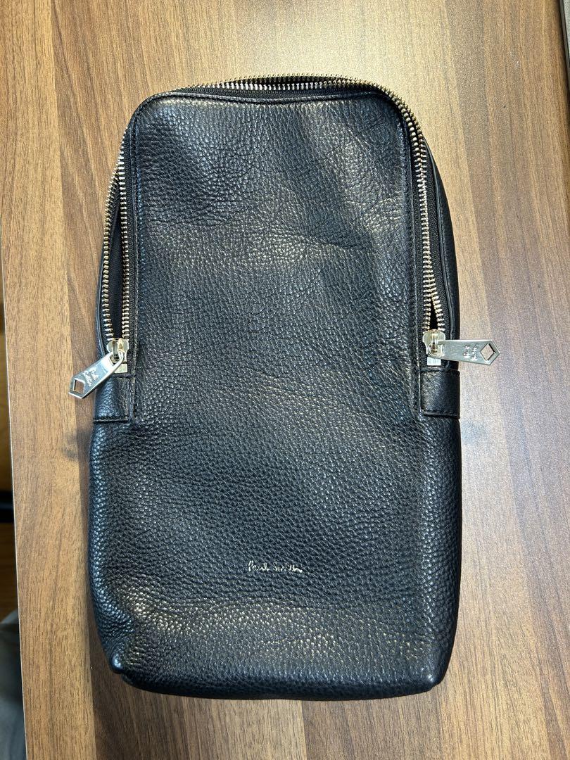 ポールスミス レザーショルダーバッグ 正規品 BLACK