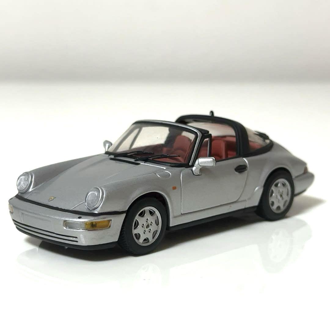 『美品』ミニチャンプス 1/43ポルシェ911カレラ　シルバー