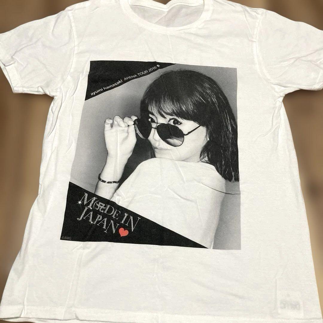 浜崎あゆみ　Tシャツ 浜崎あゆみ Tシャツ ブラック vintage 90s - メルカリ