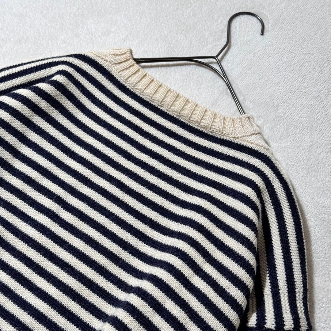 ル トリコチュール ガンジーセーター ニット ボーダー オーバーサイズ 50 ル トリコチュール ガンジーセーター ニット ボーダー オーバーサイズ 50