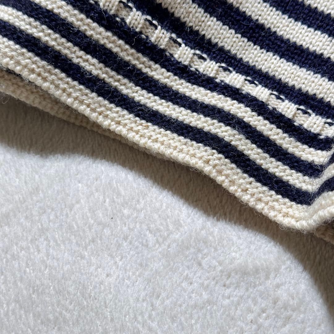 ル トリコチュール ガンジーセーター ニット ボーダー オーバーサイズ 50 ル トリコチュール ガンジーセーター ニット ボーダー オーバーサイズ 50