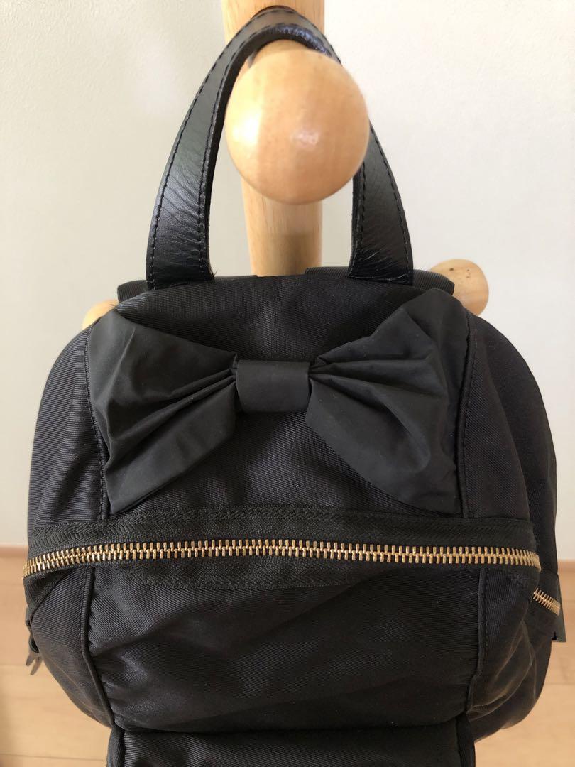 ランバンオンブルー リュック 美品 トロカデロ リボン 黒
