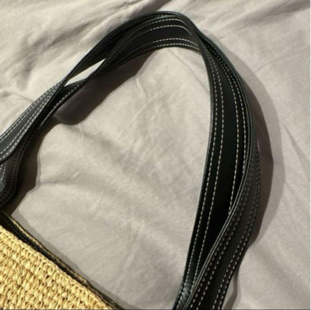 【 美品 】　ステラマッカートニー　ラフィア トートバッグ