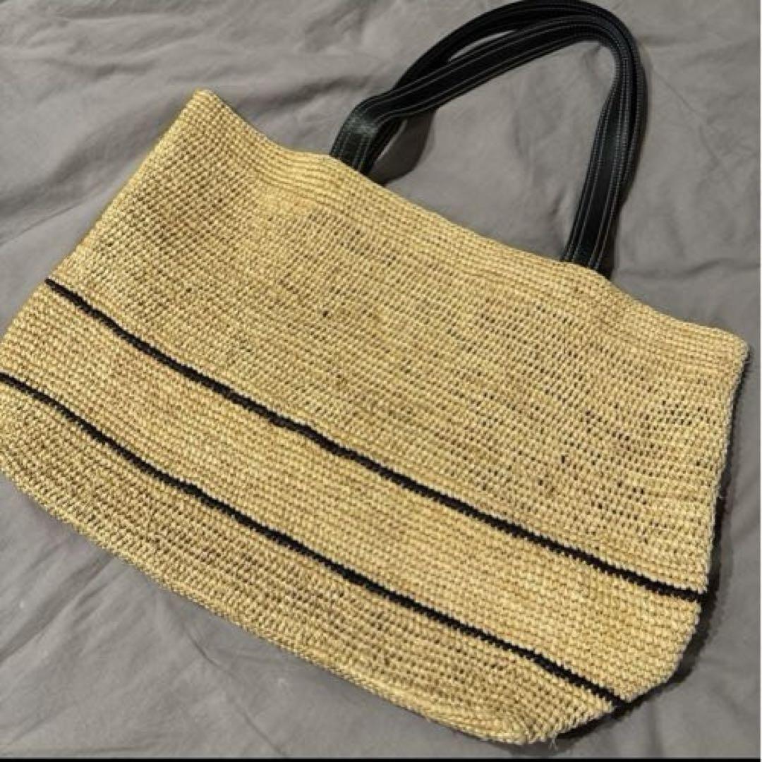 【 美品 】　ステラマッカートニー　ラフィア トートバッグ