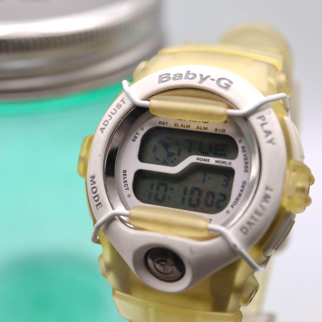 CASIO Baby-G デジタル レディース ラウンド 腕時計 1080