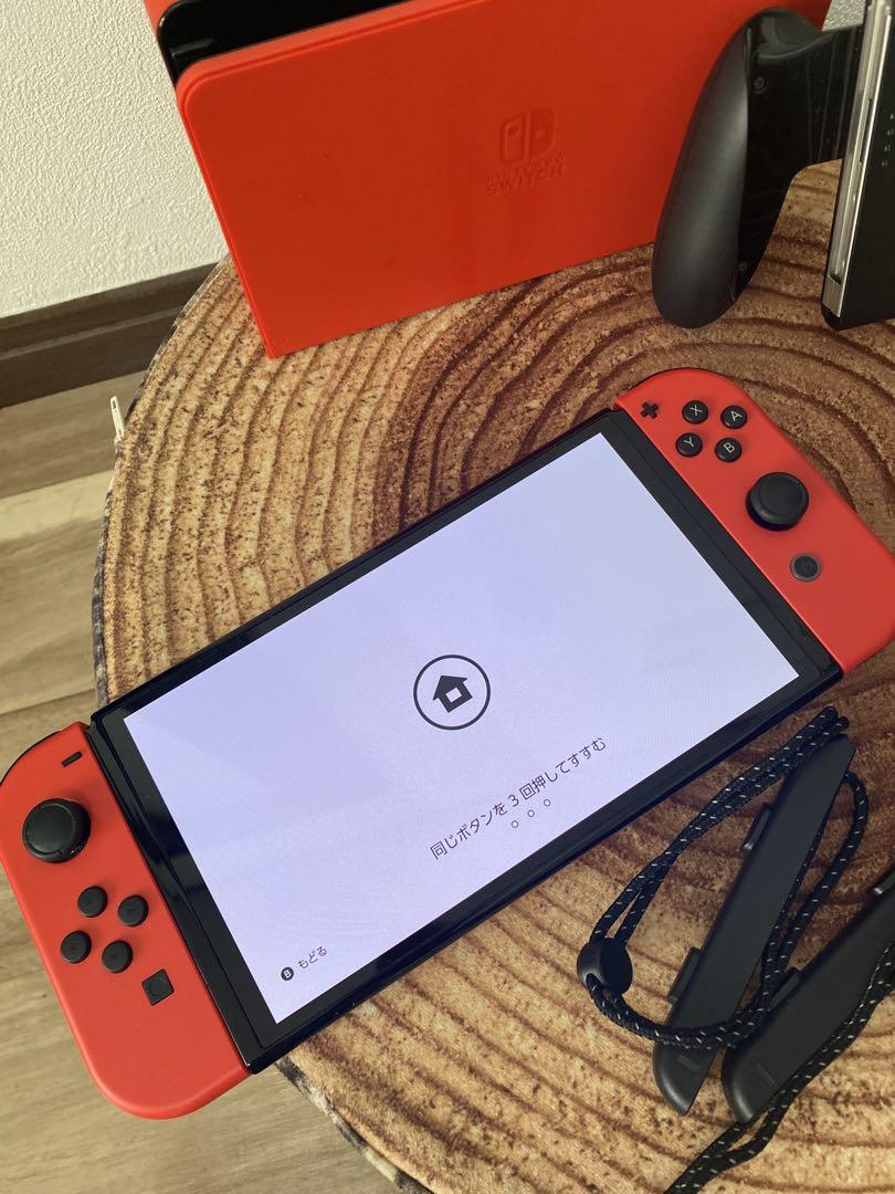 任天堂スイッチ　Switch本体有機EL マリオレッド　箱無し