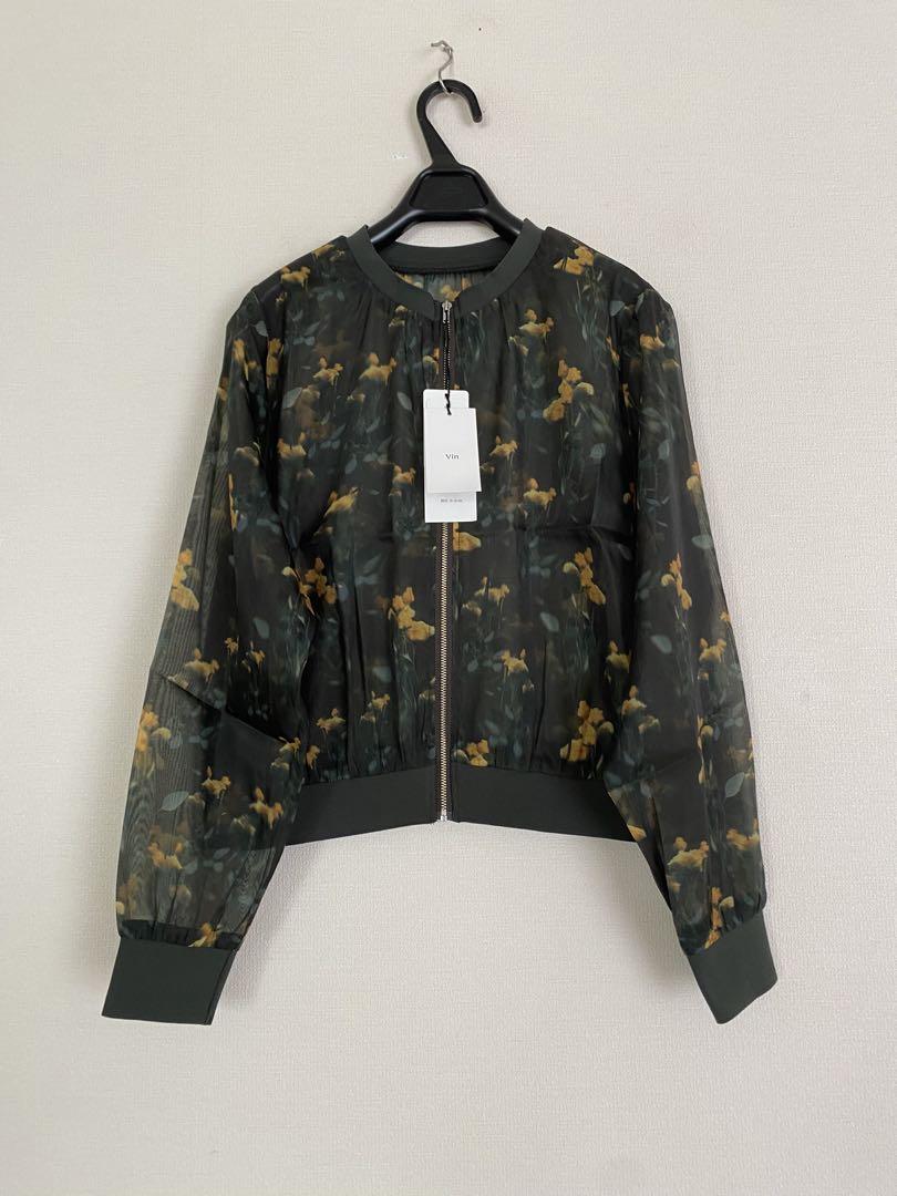 爆売り！ 15400円新品 スコットクラブ購入 vinシアーブルゾン♡透け感 ジャケット・アウター