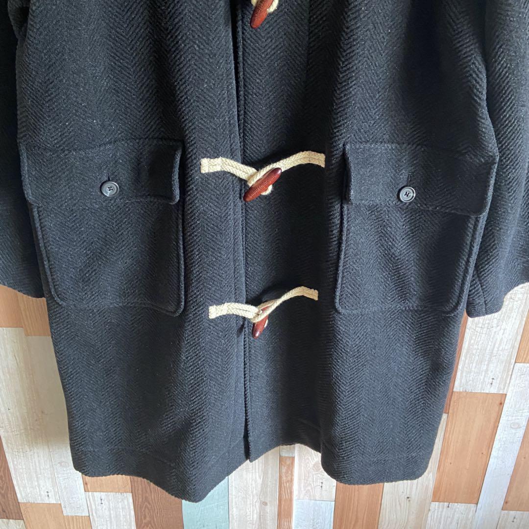 90s 00s vintage 古着 ダッフルコート チャコール y2k