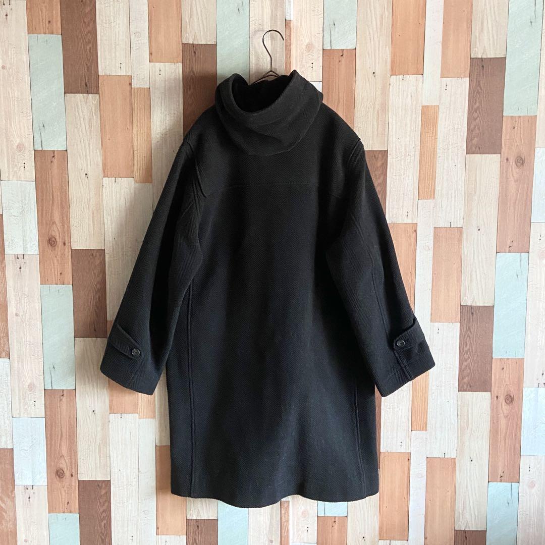 90s 00s vintage 古着 ダッフルコート チャコール y2k