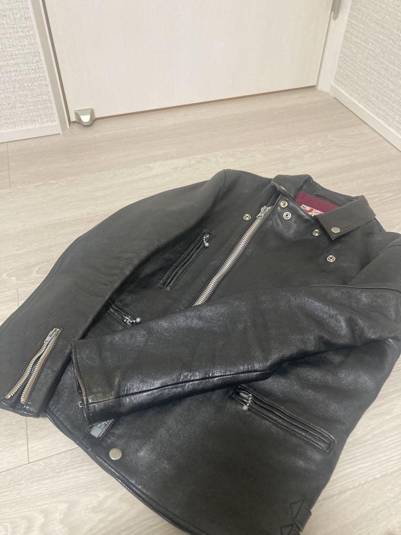 アディクトクローズAD-02L DOUBLE RIDERS JACKET38