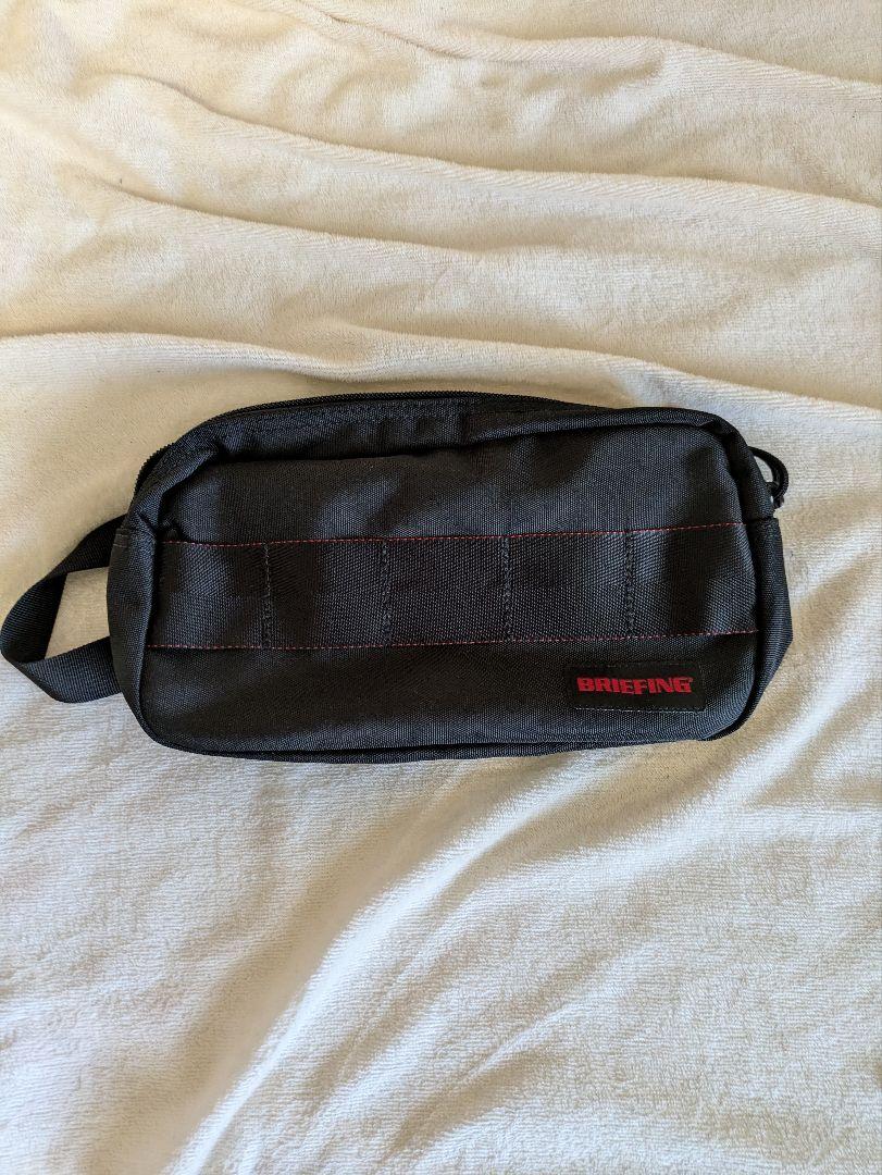 【良品】BRIEFING ブラックポーチ