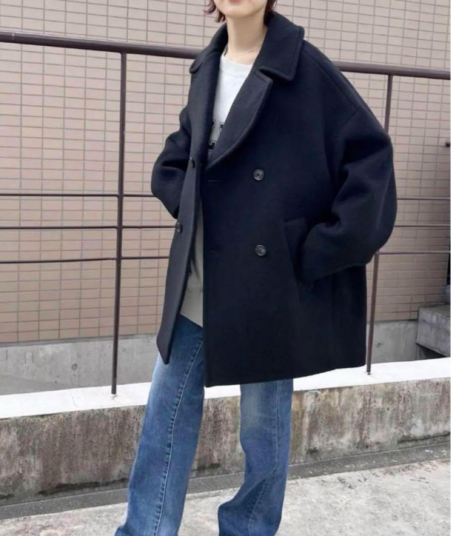 ☆専用☆完売 美品 2023AW TICCA ショートピーコート ブラック