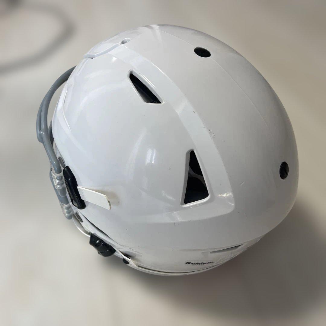 Riddell アメリカンフットボールヘルメット ホワイト Sサイズ