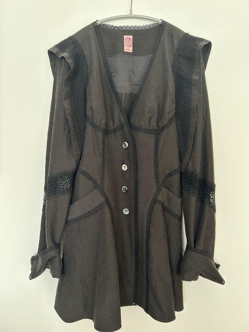 Fetico LACE-PANELED JACKET